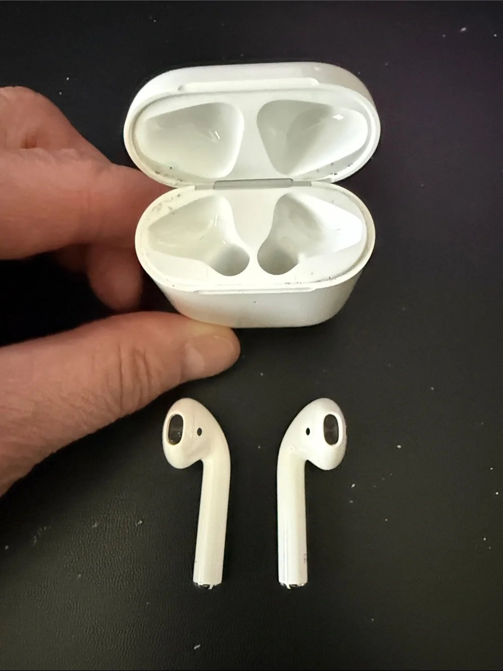 Apple White Earbuds & Charging Case